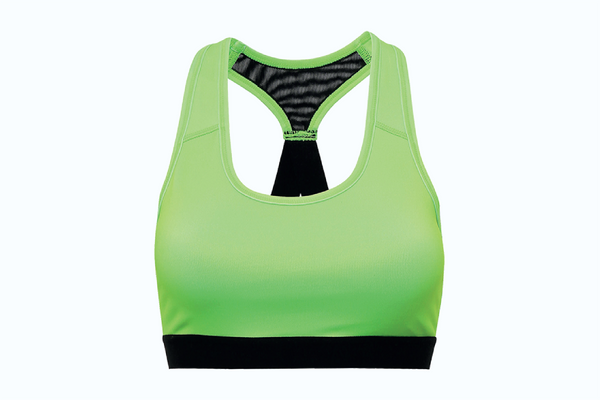 Green Sports Bra Top
