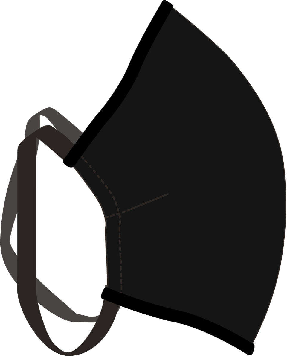 Male Black Face Mask