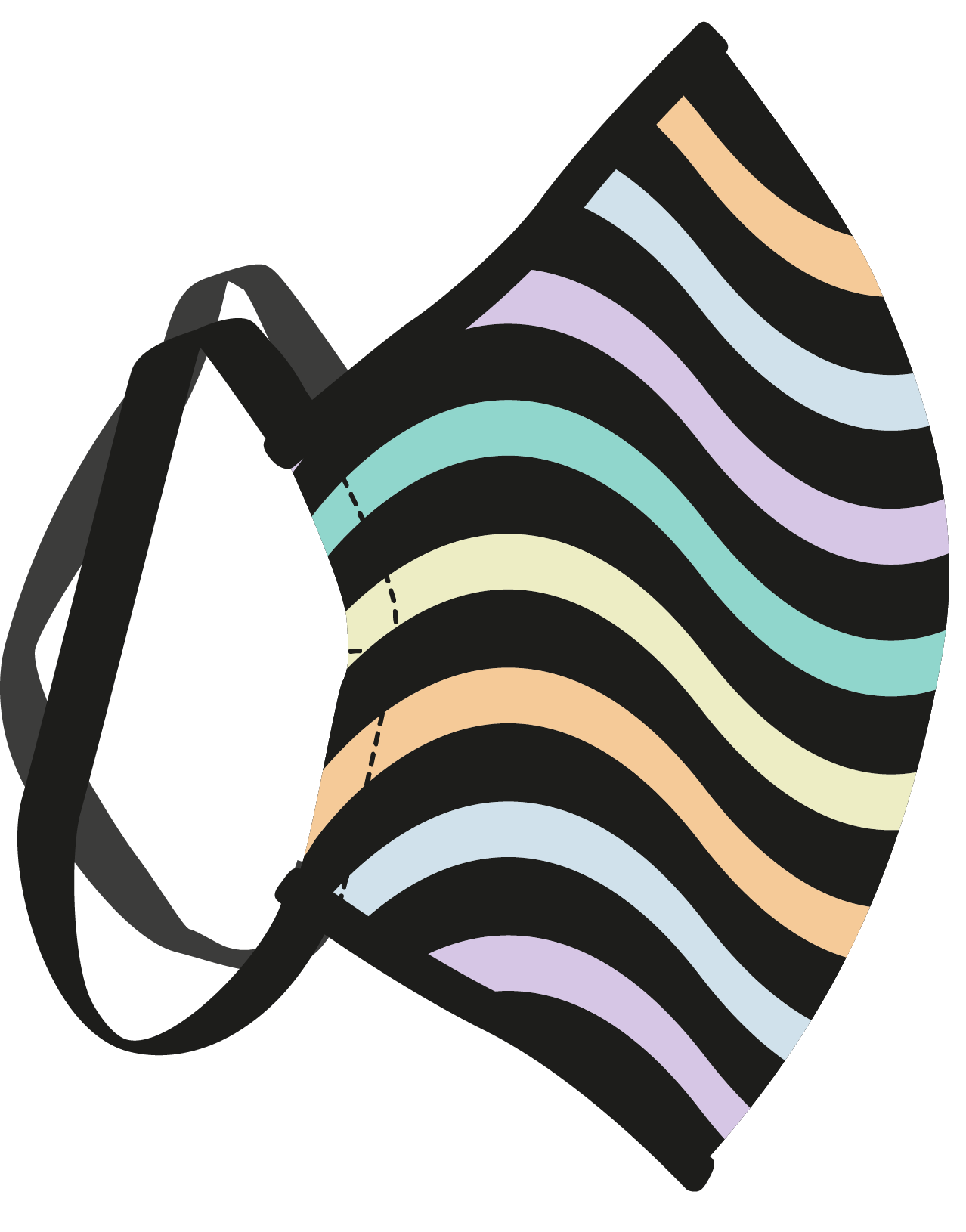 Female Wave Face Mask