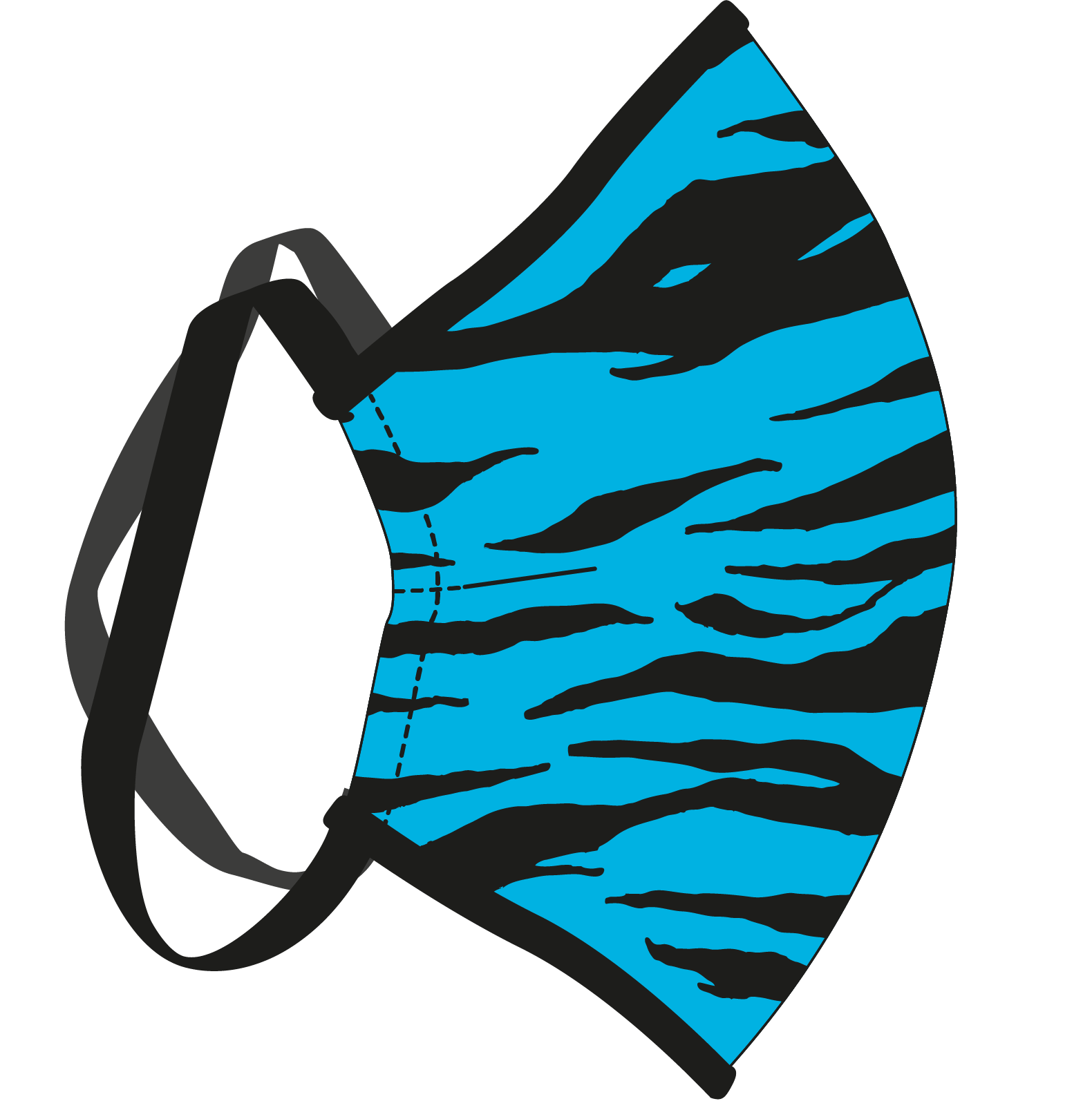Male Tiger Face Mask