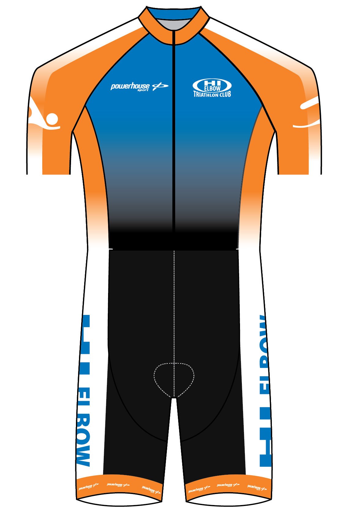 Hi-Elbow Tri-Suit Body - Powerhouse Sport