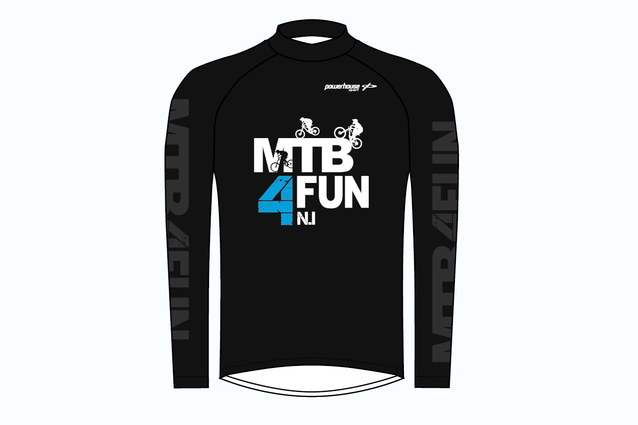 MTB 4 FUN Jersey Black - Youth