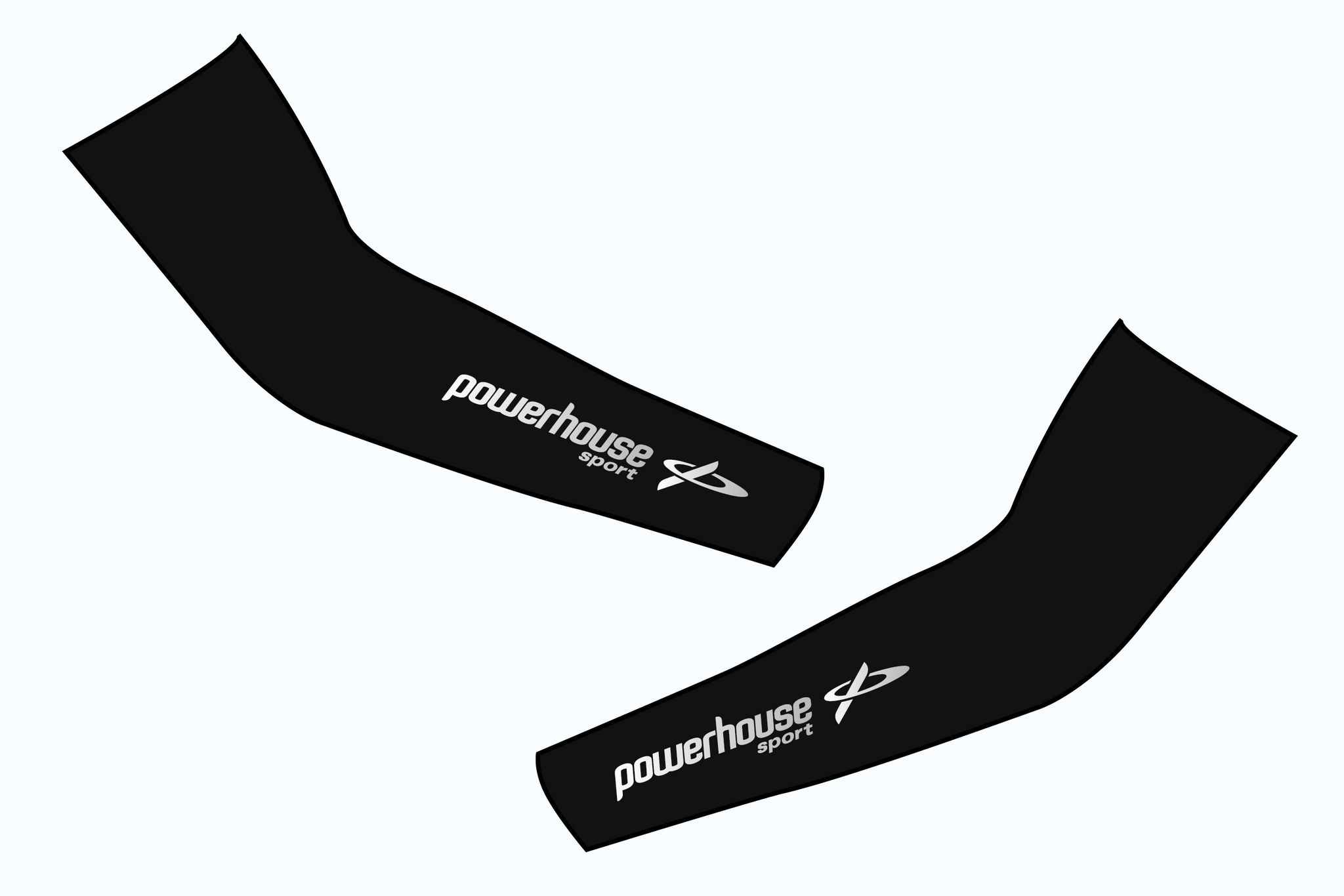 Phoenix CC Black Arm Warmers - Powerhouse Sport